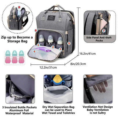 Multi-Functional Baby Backpack Crib™