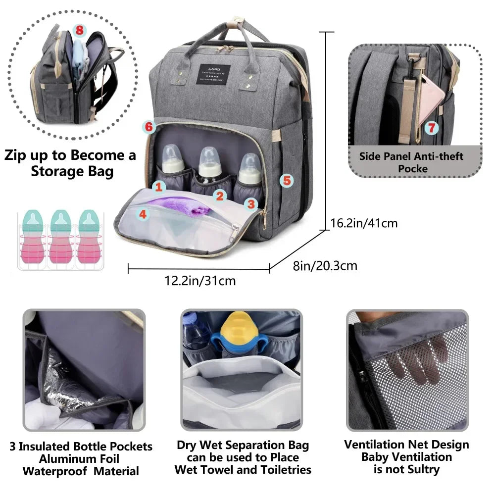 Multi-Functional Baby Backpack Crib™